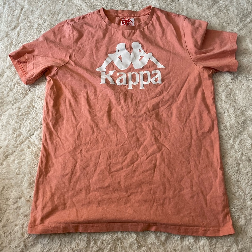 Kappa Shirt Mens Medium PINK CORAL
